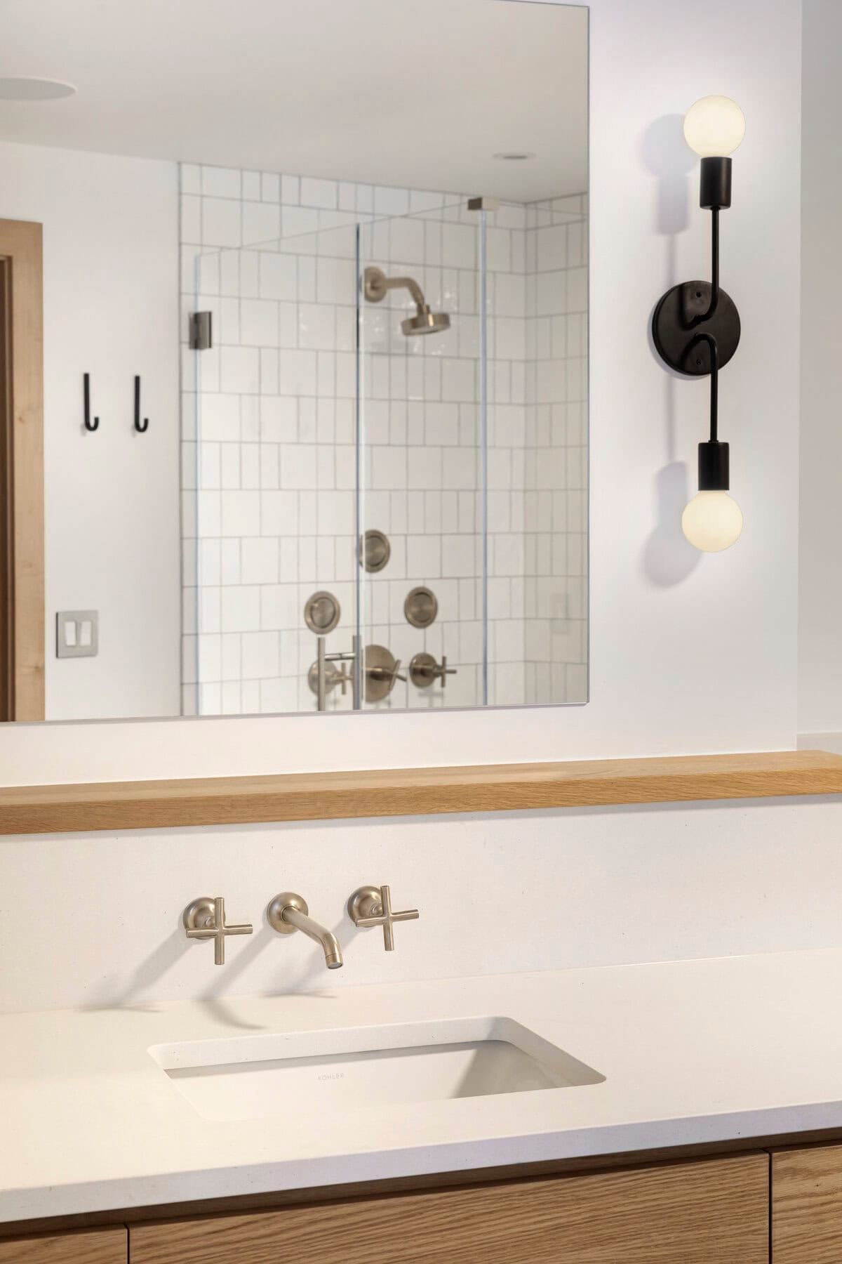 Scandinavian Minimalist Bathroom Remodel Minneapolis Condo